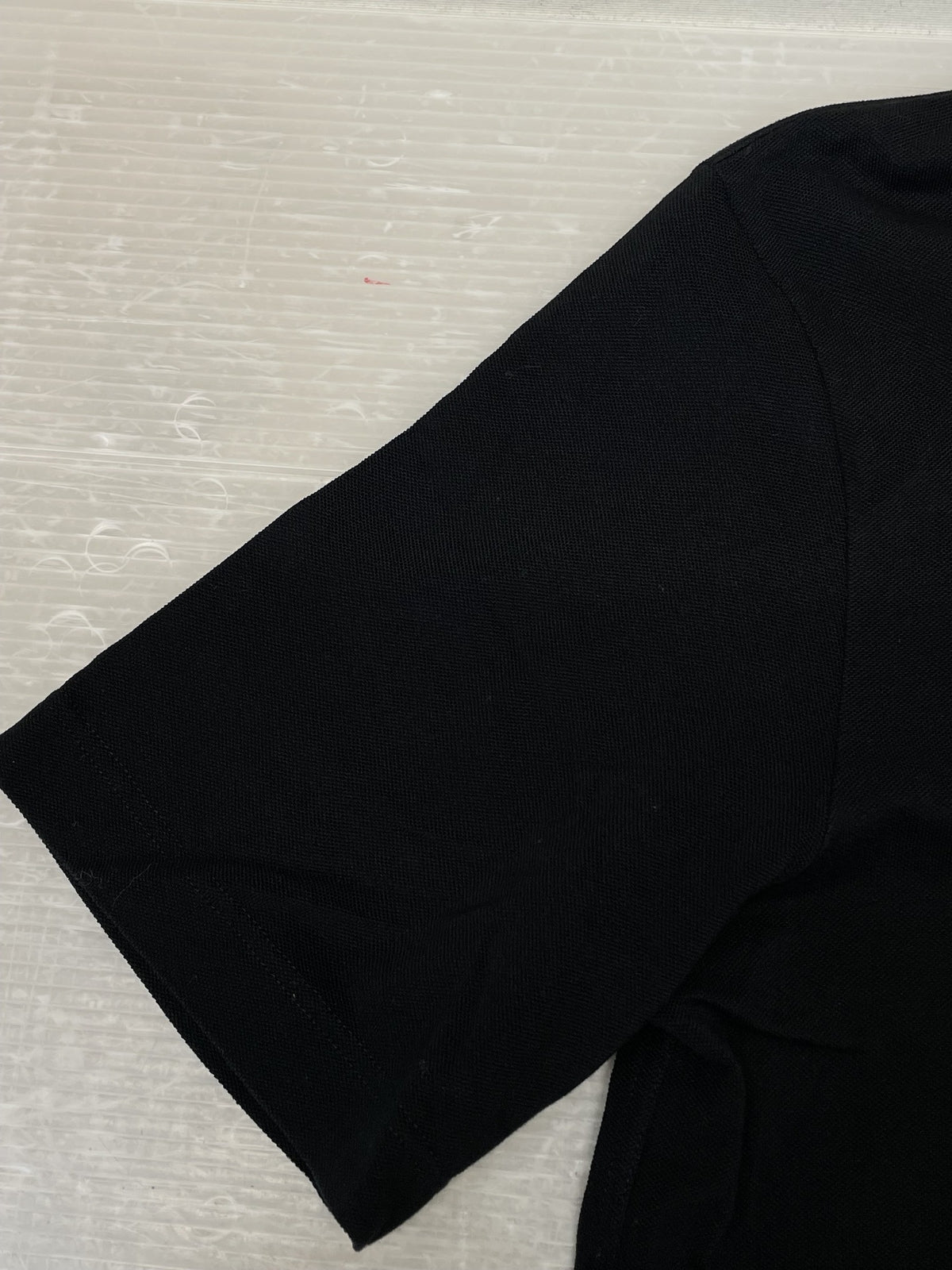 HERMES 鹿の子編みポケットTee L 黒