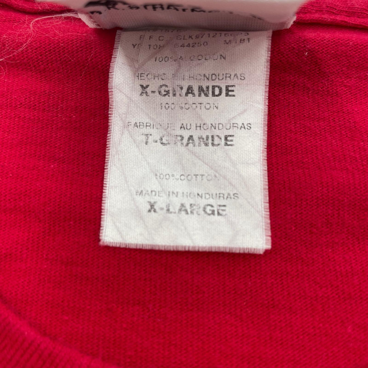 半袖Ｔシャツ (XL) 赤 レッド