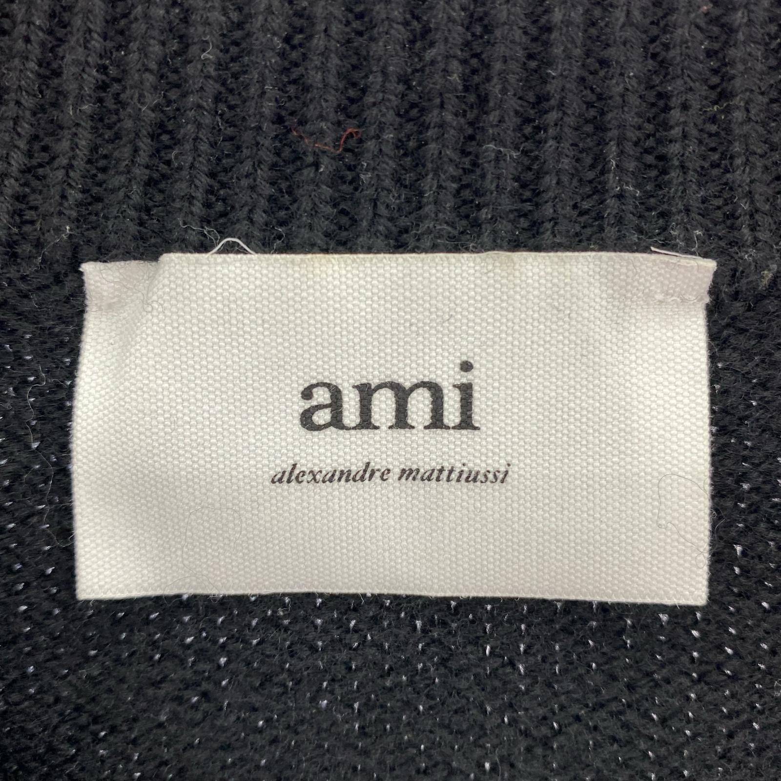 ニット Ami De Coeur クルーネック セーター S S ブラック