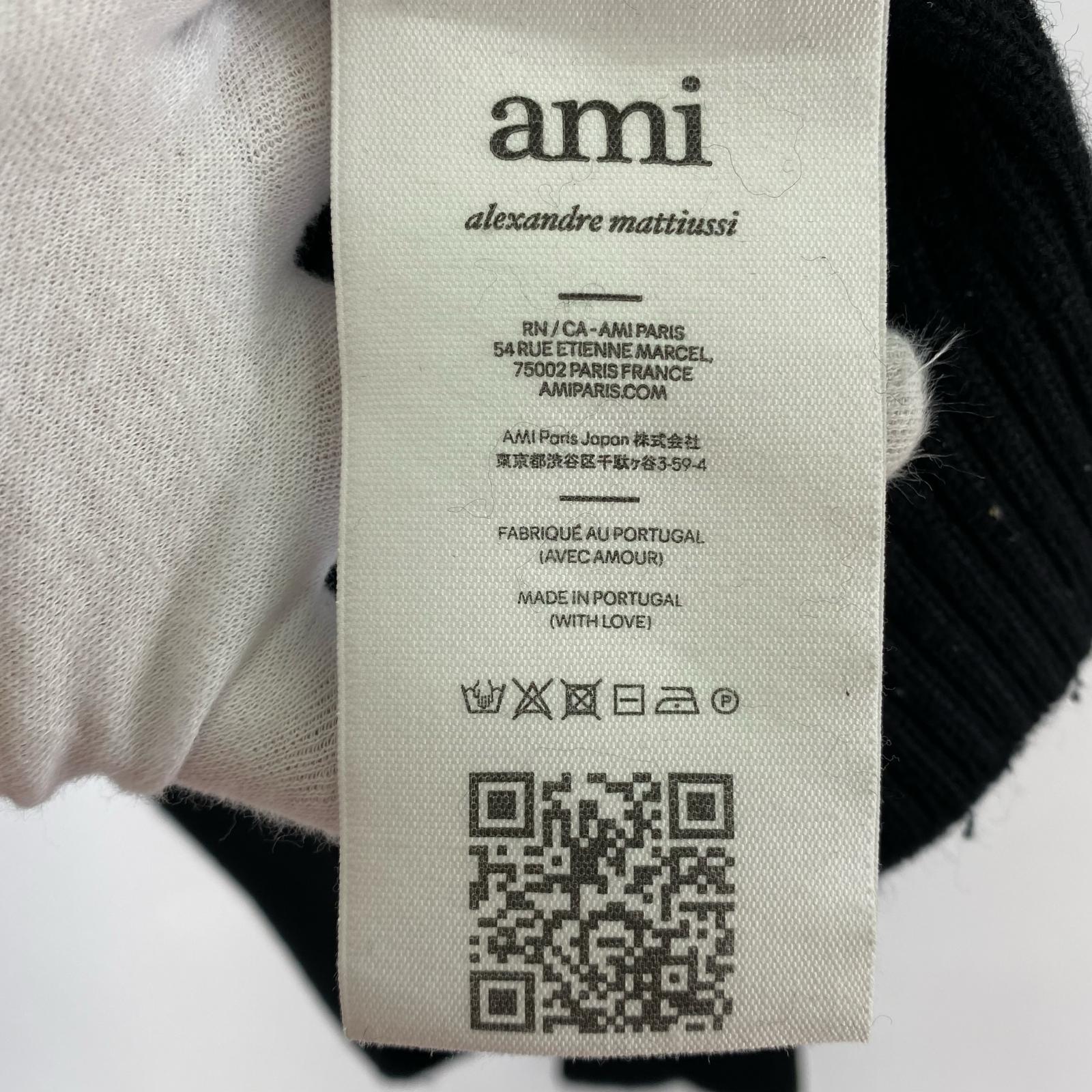 ニット Ami De Coeur クルーネック セーター S S ブラック