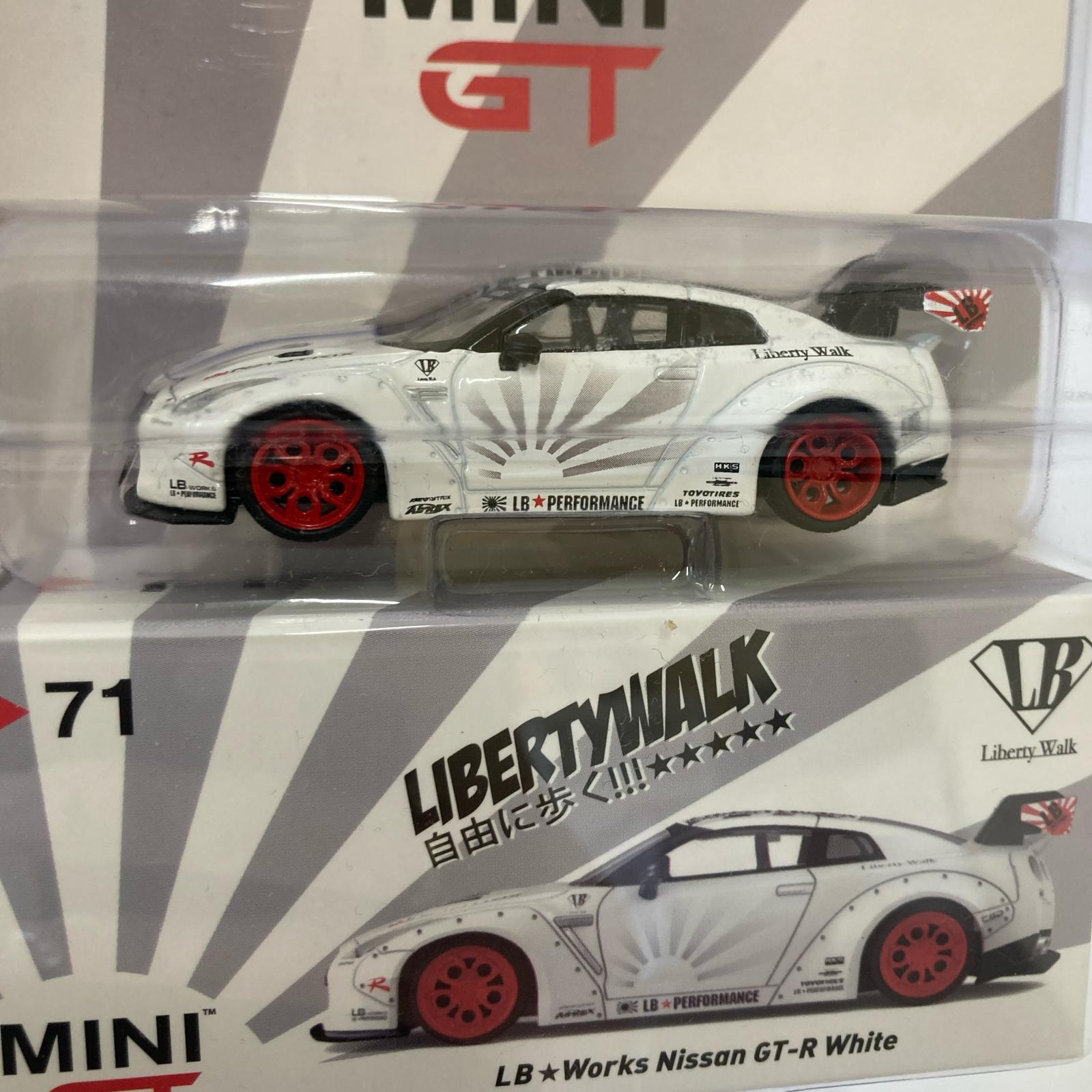 MINIGT LB R35 GTR ホワイト/レッド ミニカーその他