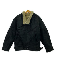 レザージャケット USA製 裏ボアムートンジャケット BLK (40) 40 ブラック