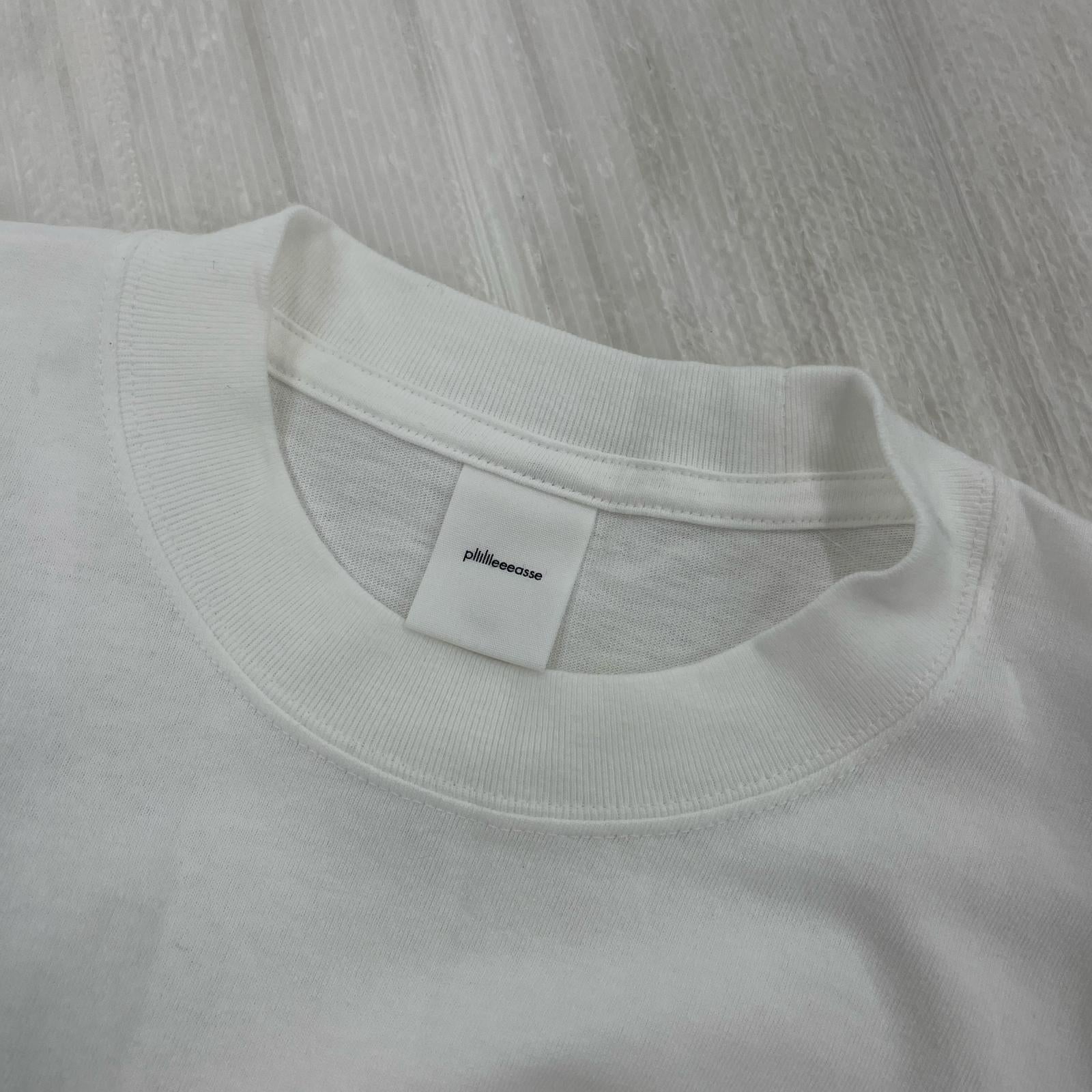 半袖Ｔシャツ plllllleeeasse short sleeve tee L ホワイト L ホワイト