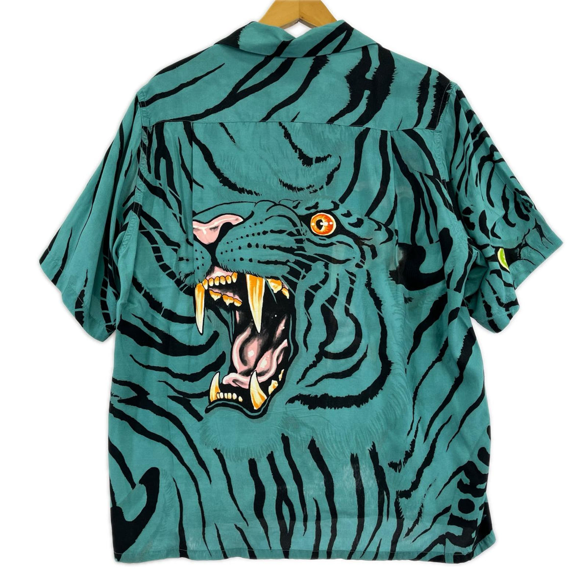 長袖シャツ TIM LEHI / S/S HAWAIIAN SHIRT（XS） グリーン