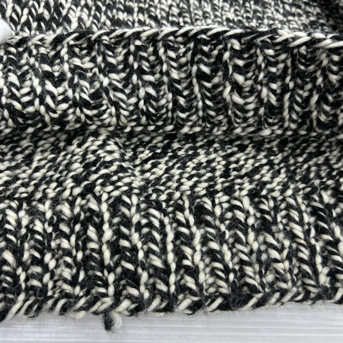 ニット SEEALL HAND OVERSIZED HIGH NECK SWEATER ブラック