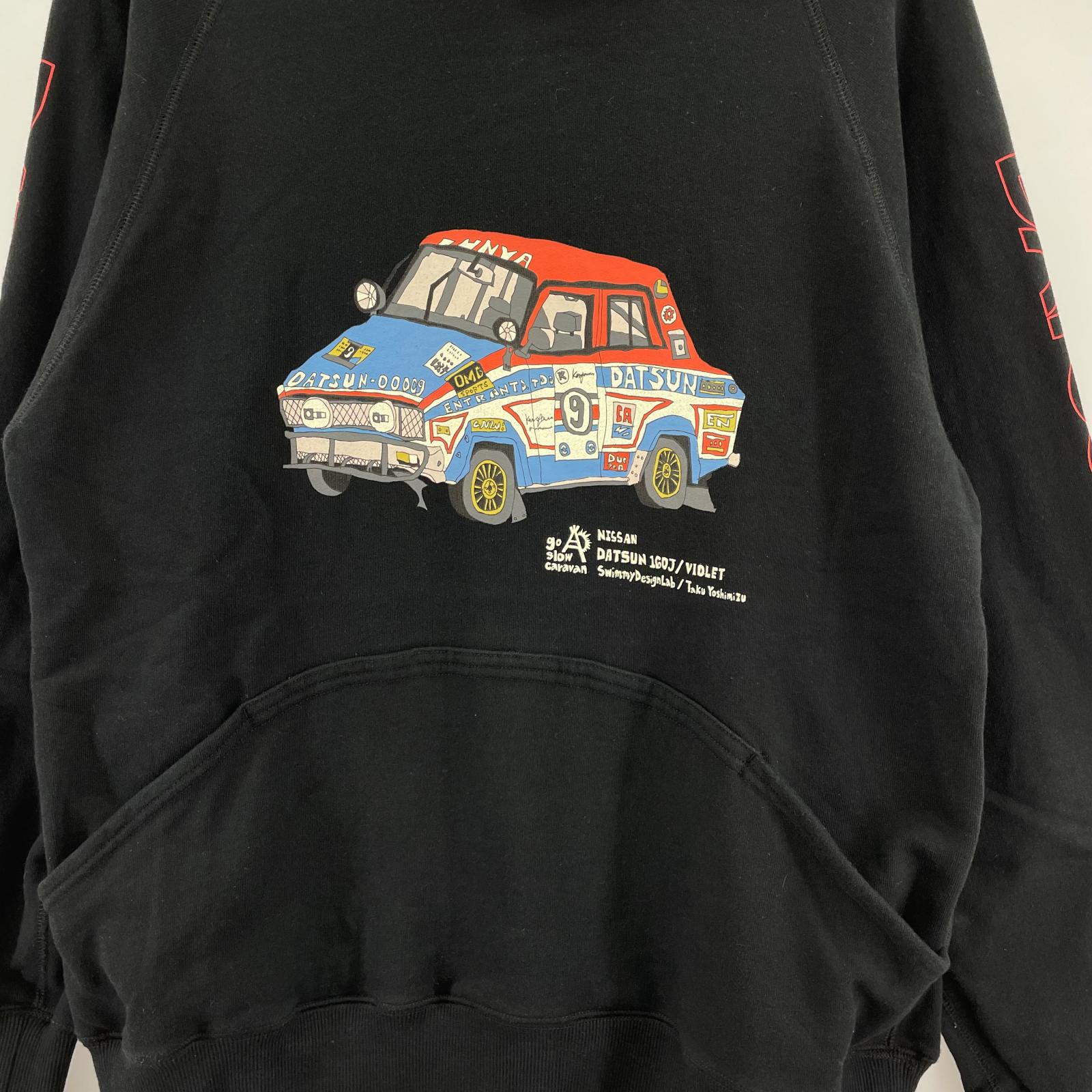 パーカー NISSAN HOODIE BLACK 4 ブラック