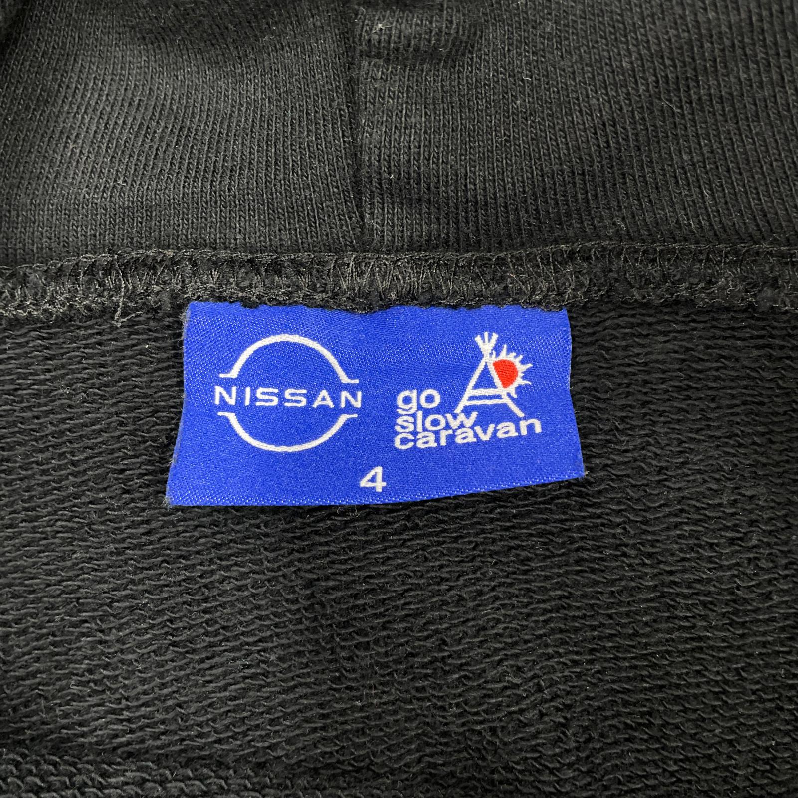 パーカー NISSAN HOODIE BLACK 4 ブラック