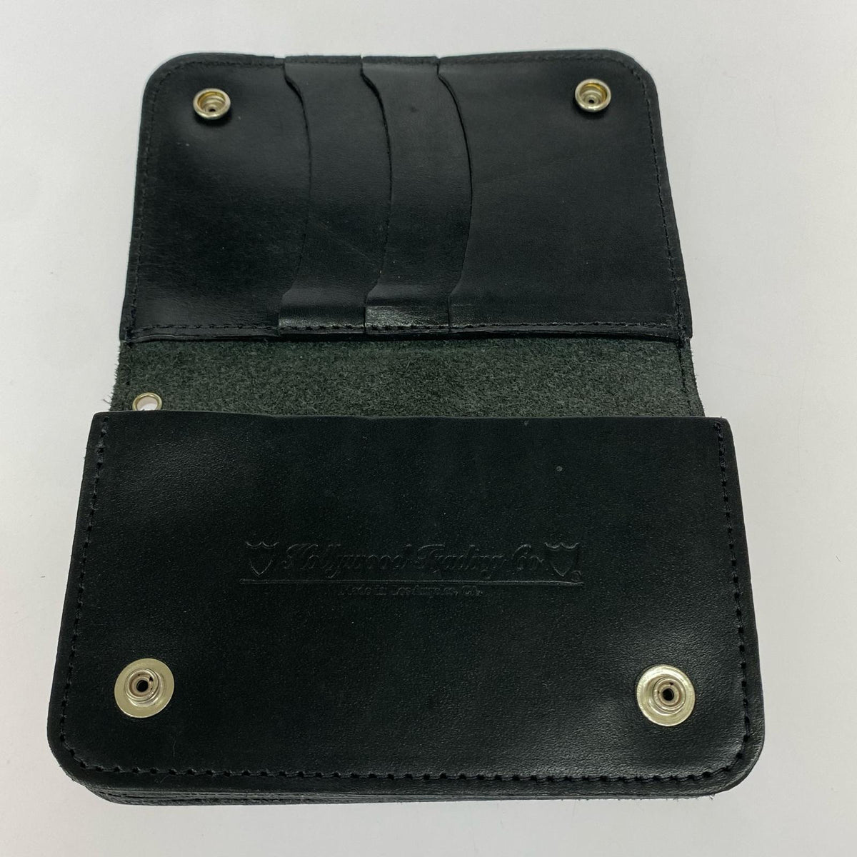 コンパクトウォレット ×HTC スタッズ＆ハンドペイント Medium Wallet ブラック