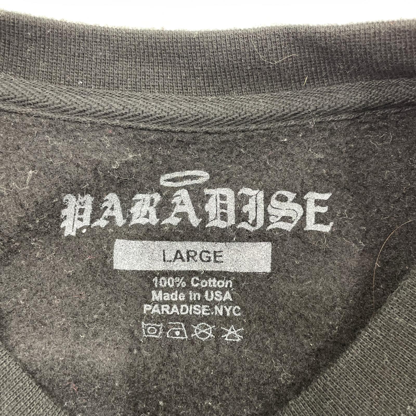 スウェット PARADISE NYC POKE-DIS スウェット L ブラック