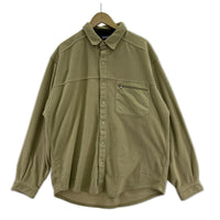 長袖シャツ 00s Made In Canada fleece shirt L L ベージュ