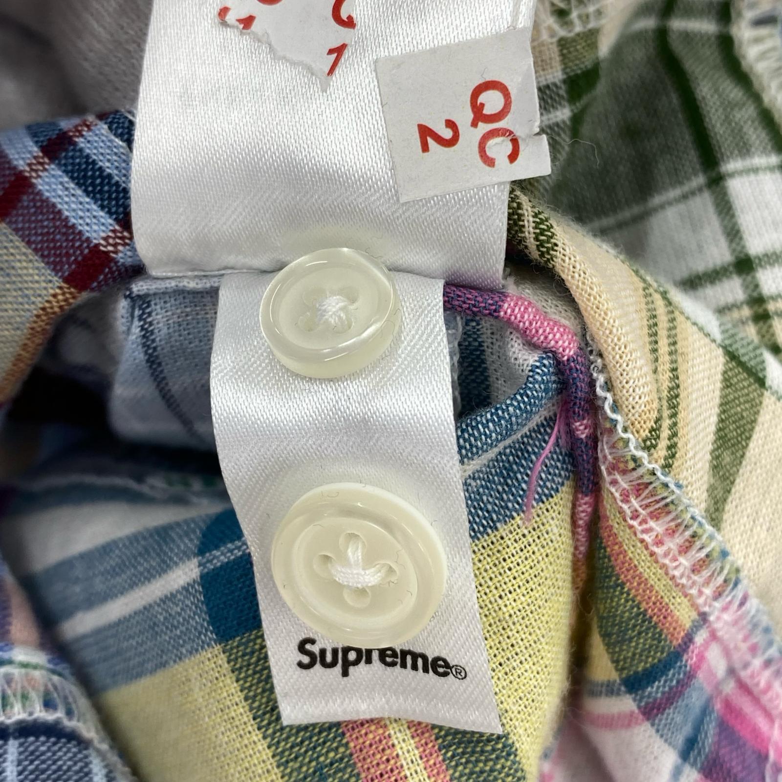 半袖シャツ GOODENOUGH Patchwork Madras S/S Shirt L マルチカラー