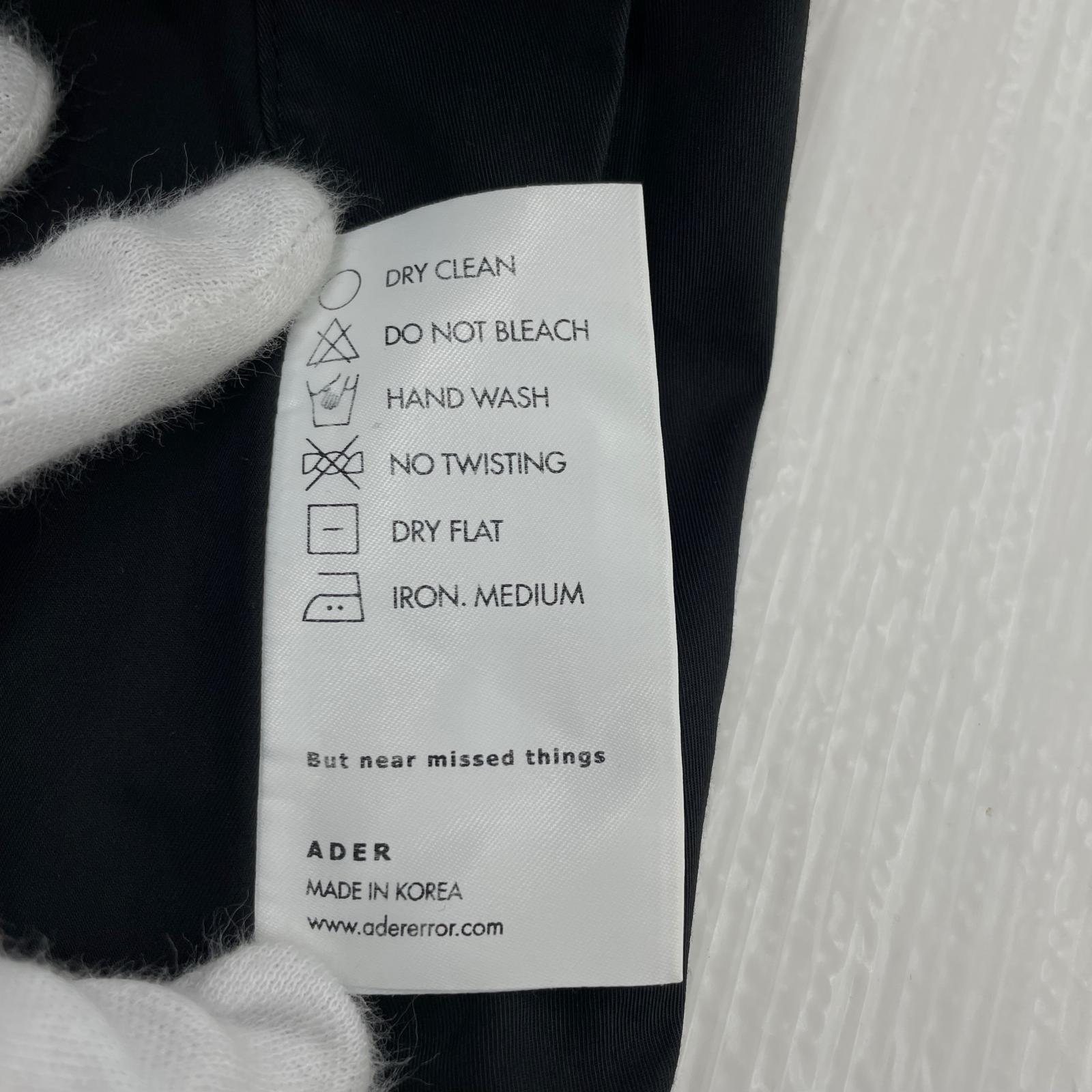 長袖シャツ 19FW HOODED SHIRT 3 ブラック
