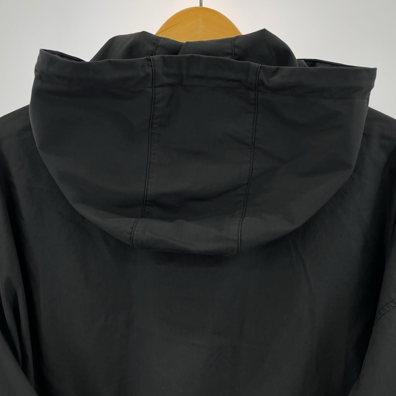 長袖シャツ 19FW HOODED SHIRT 3 ブラック