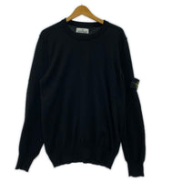 ニット 24ss ORGANIC COTTON CREWNECK KNIT/L L ブラック