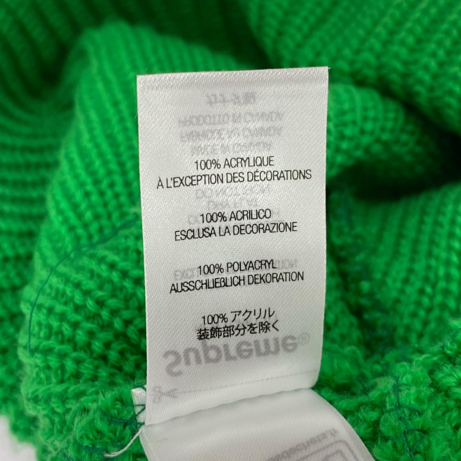 ニットキャップ 25FW loose gauge beanie 緑 グリーン