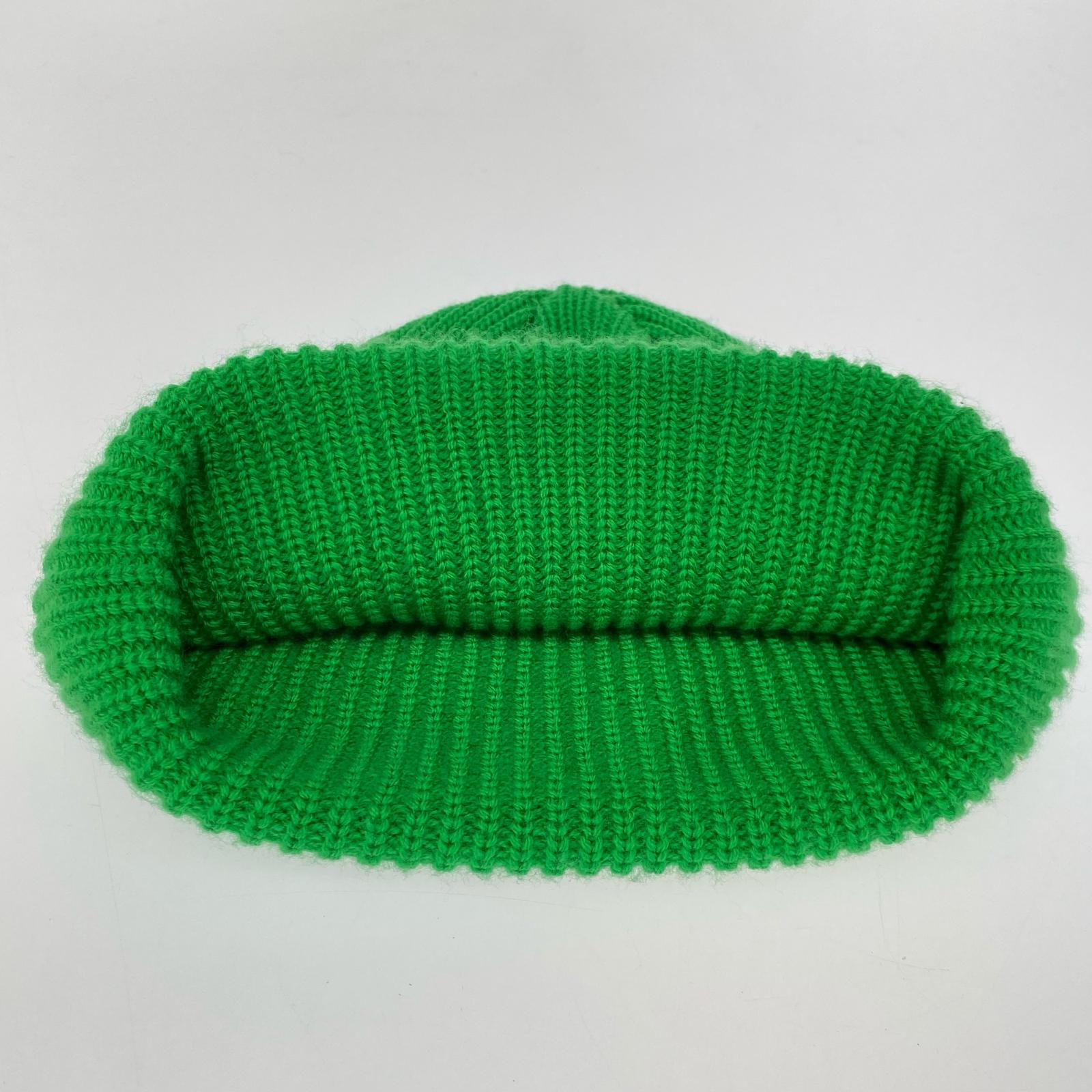 ニットキャップ 25FW loose gauge beanie 緑 グリーン