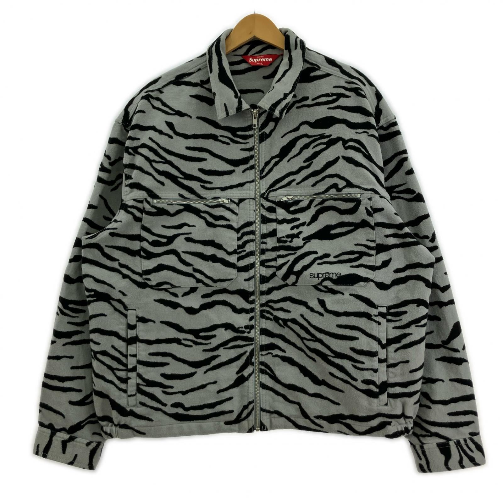 ブルゾン 25SS Moleskin Work Jacket ゼブラ グレー (L) L