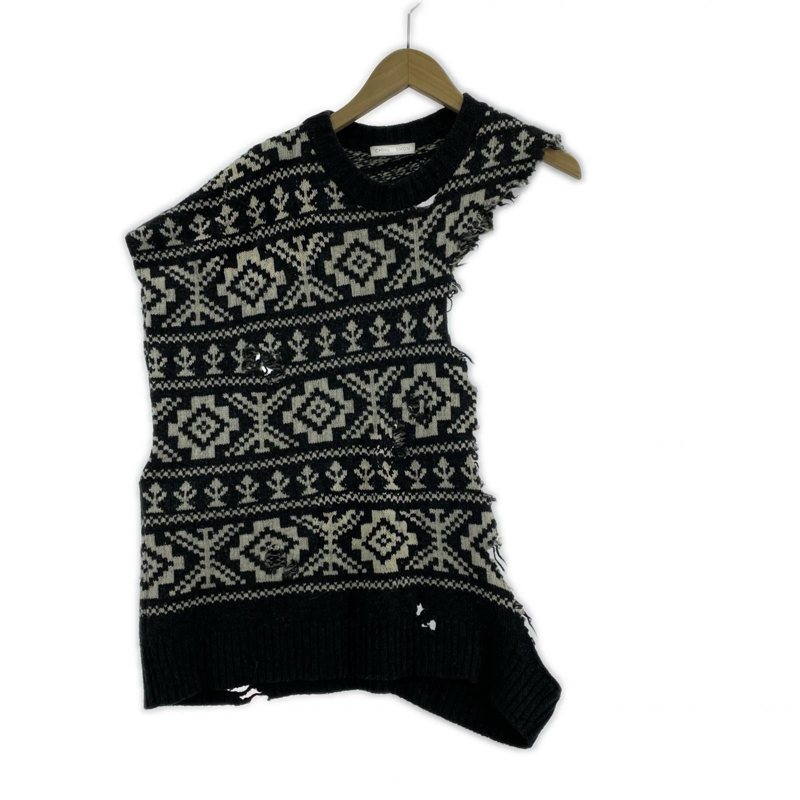 長袖シャツ cmmn swdn crash vest M グレー