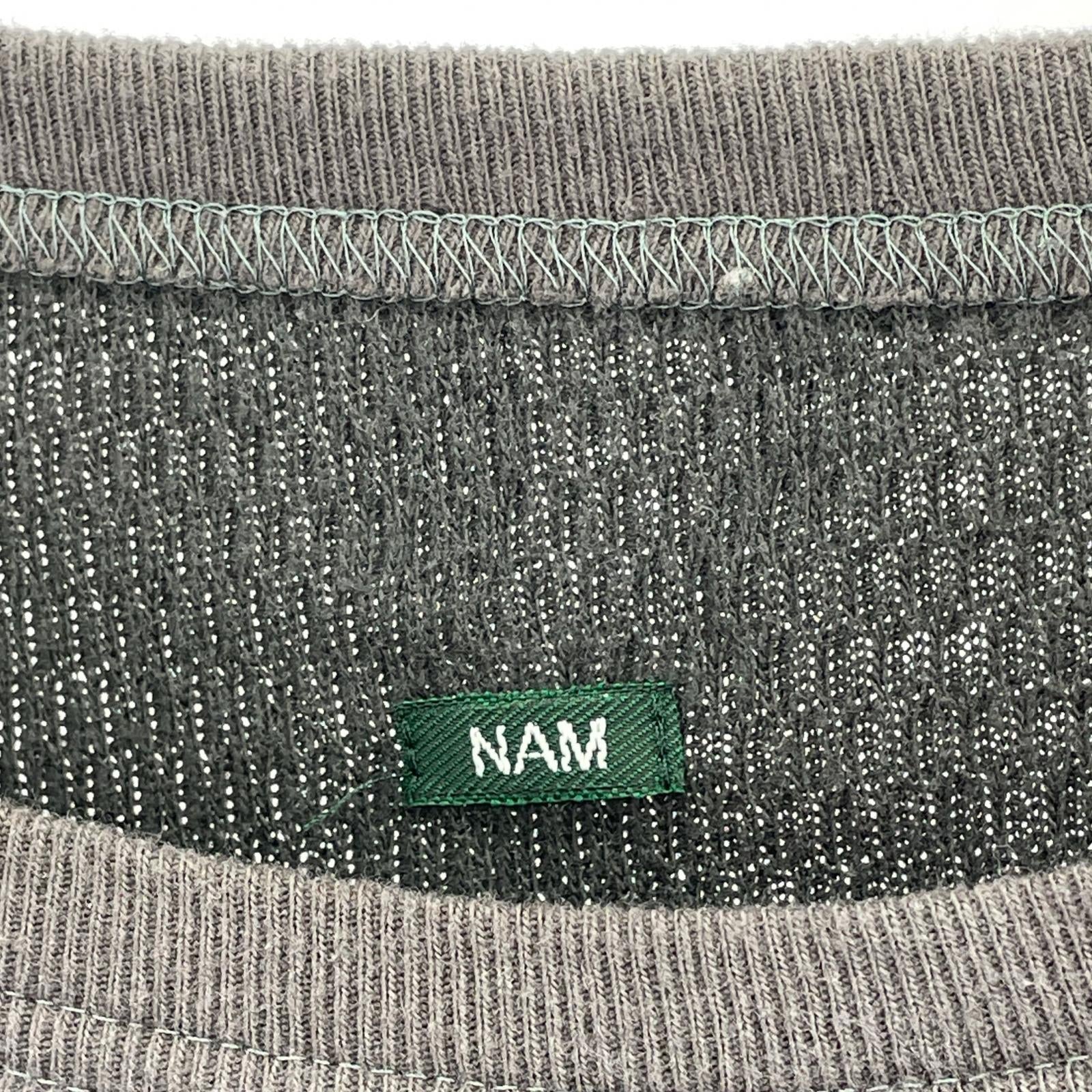 長袖Ｔシャツ NAM ファイアーパターン 2 ブラック