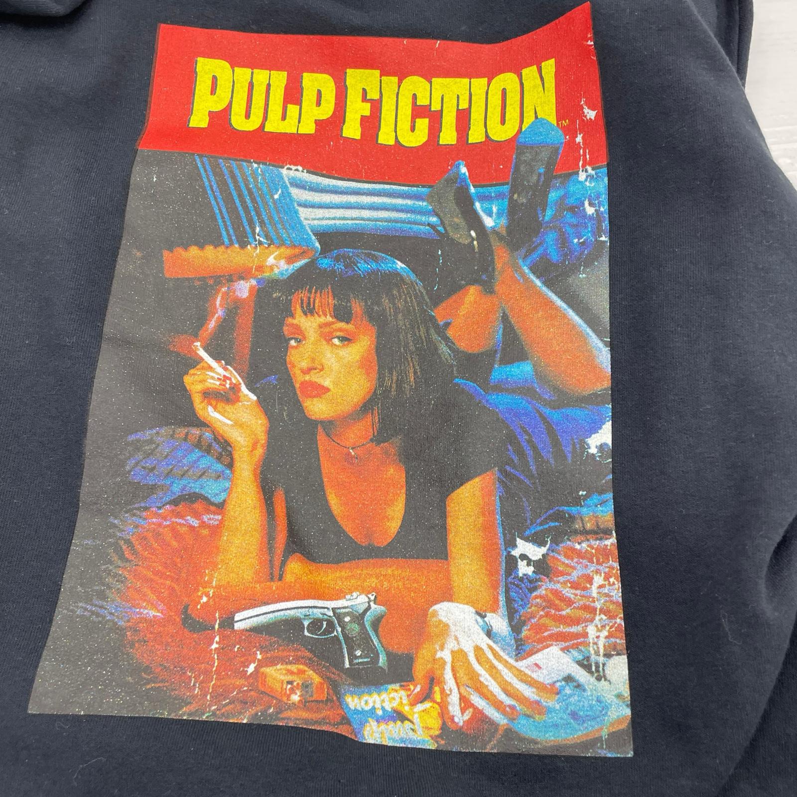 パーカー ×PULP FICTION HOODIE (L) 黒 L ブラック