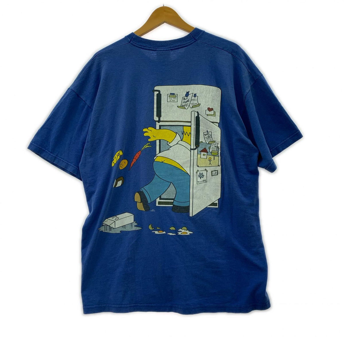 半袖Ｔシャツ 90s THE SIMPSONS NO MORE DUFF! (XL) 青 ブルー