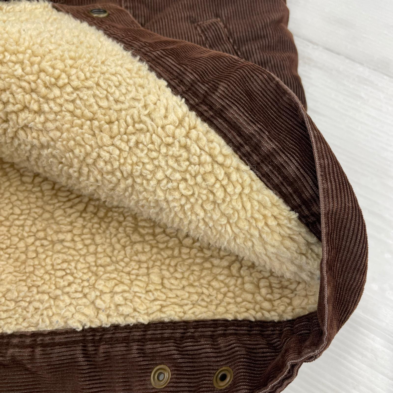 ジャケット Roushatte コーデュロイ 裏ボア ブラウン L ブラウン