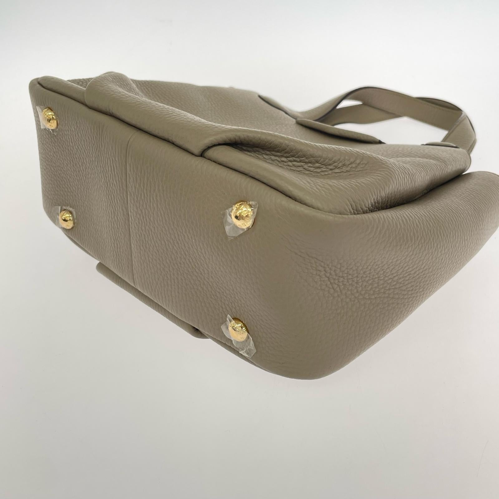 ショルダーバッグ COCOCELUX GOLD 2WAYレザーバッグ ヘラクレス ミンク ベージュ