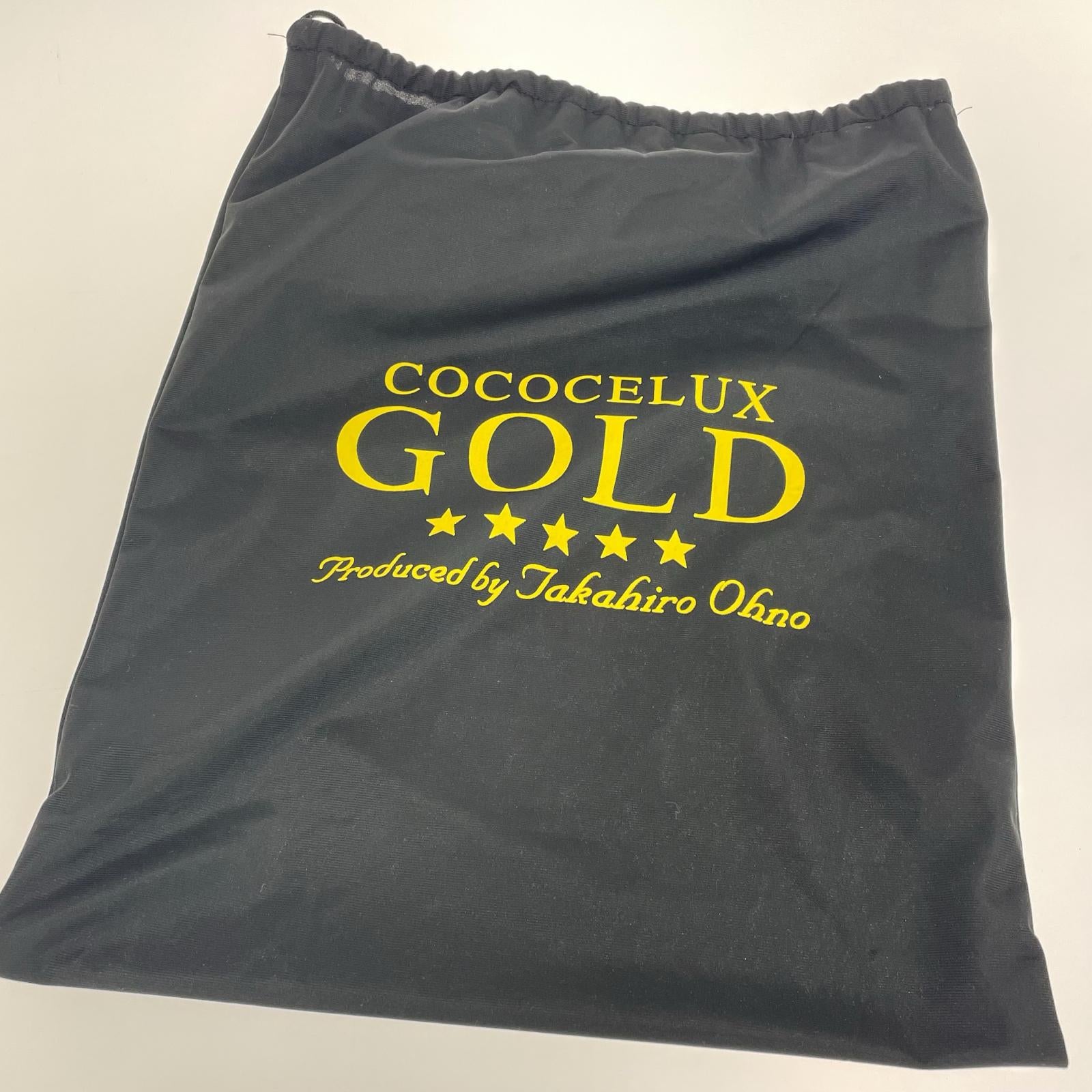 ショルダーバッグ COCOCELUX GOLD 2WAYレザーバッグ ヘラクレス ミンク ベージュ
