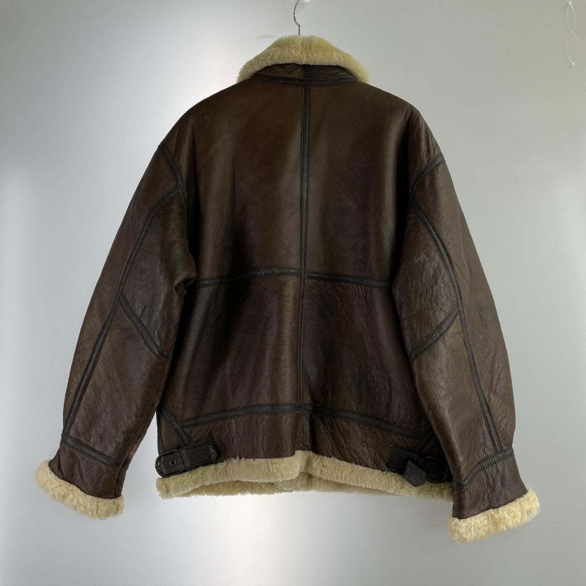 ジャケット B-3 レザーフライトジャケット (XL) 茶 ブラウン