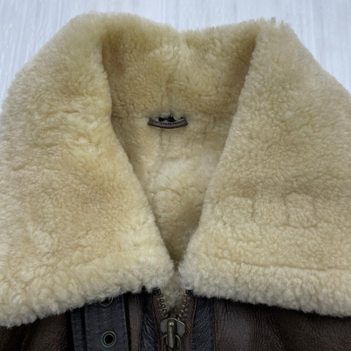 ジャケット B-3 レザーフライトジャケット (XL) 茶 ブラウン