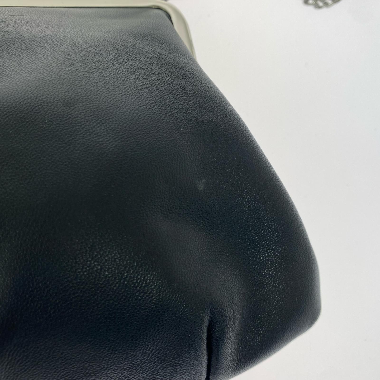 ショルダーバッグ GRANNY FRAME PURSE がま口 チェーンショルダー ブラック