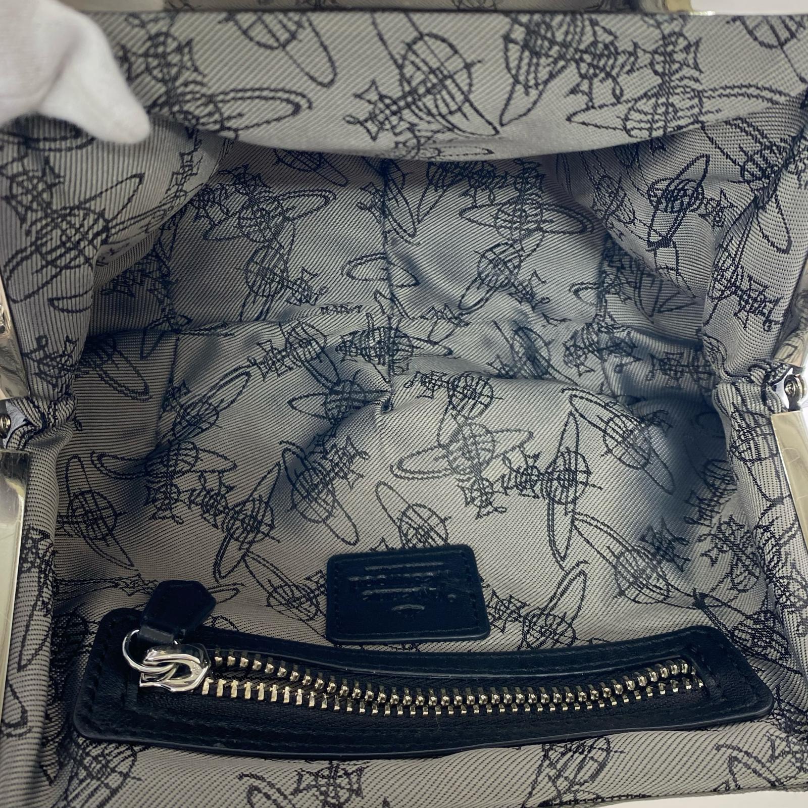 ショルダーバッグ GRANNY FRAME PURSE がま口 チェーンショルダー ブラック