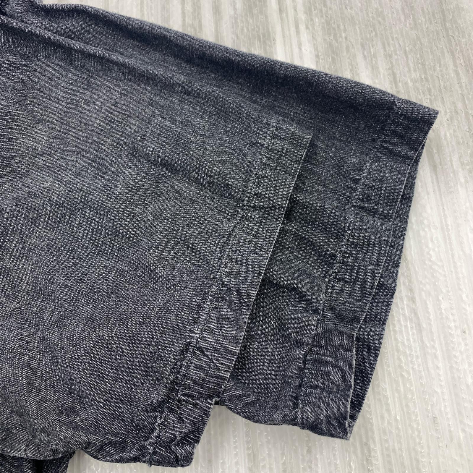 半袖シャツ CHAMBRAY WORK SHIRT グレー (M) M ブラック