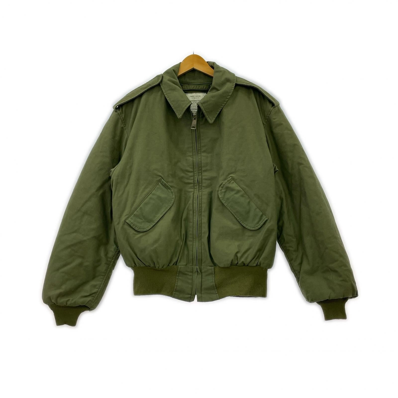 ミリタリージャケット VINTAGE USAF Security Jacket カーキ L カーキ