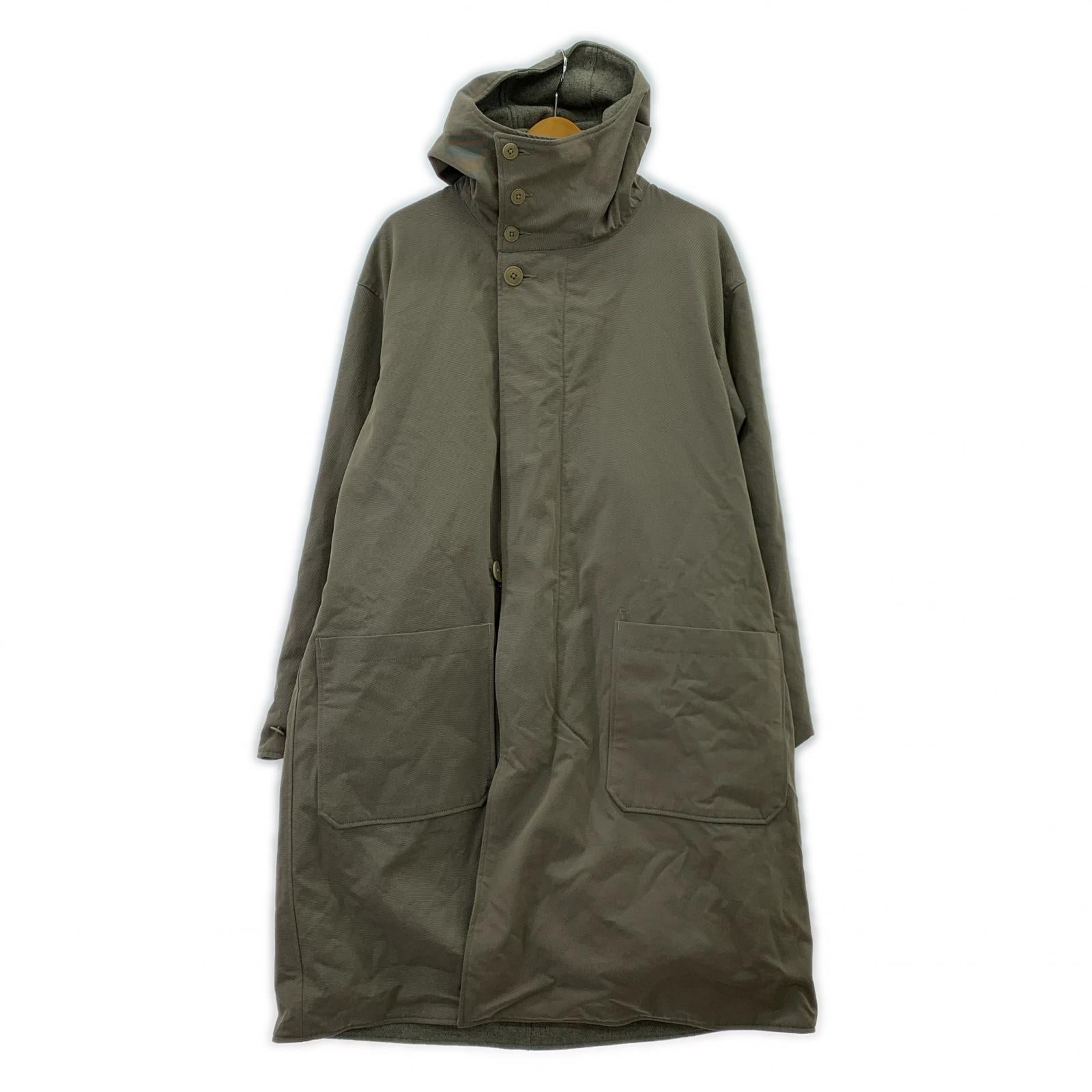 ジャケット ULTERIOR リバーシブル ウールカシミヤ×コットン ロングコート 4 ULCT10-EC68M-BB