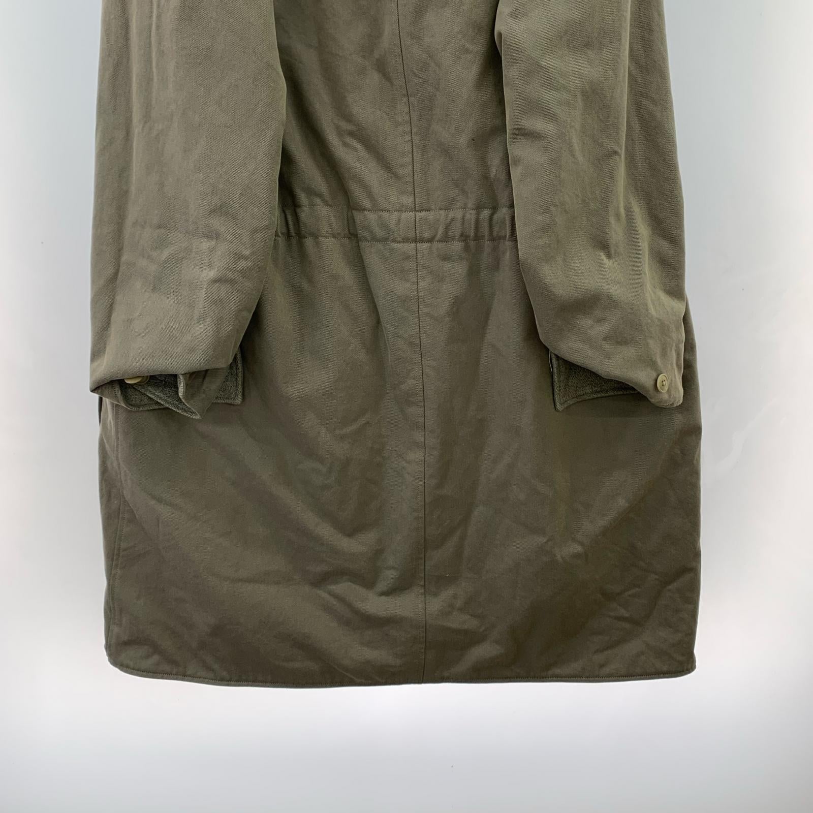 ジャケット ULTERIOR リバーシブル ウールカシミヤ×コットン ロングコート 4 ULCT10-EC68M-BB