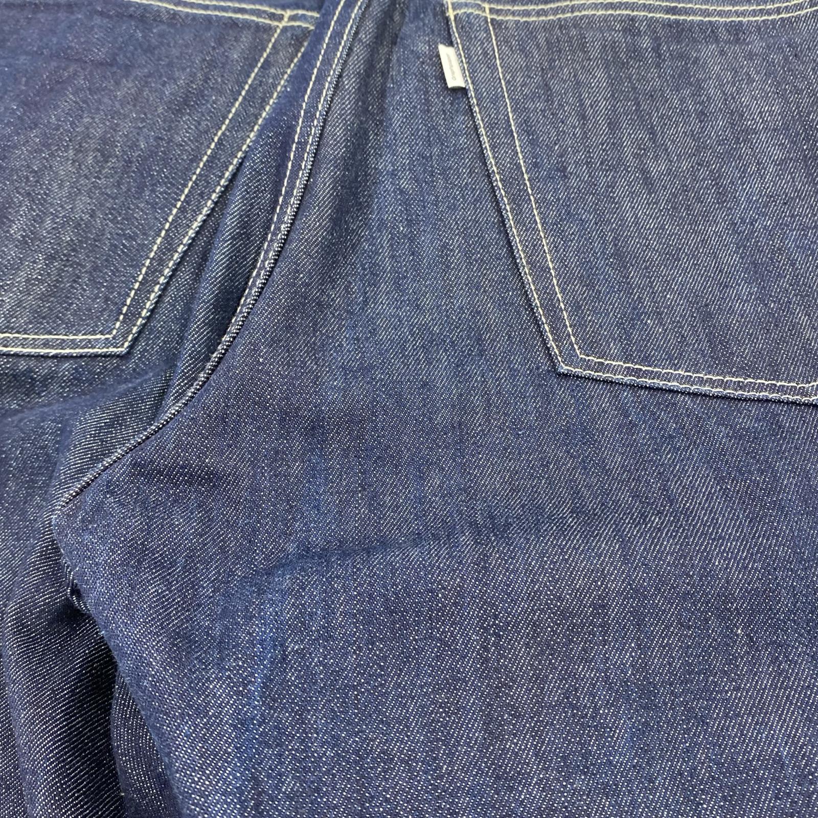 デニムパンツ Selvage Denim 5 Pocket Tapered 紺 (2)