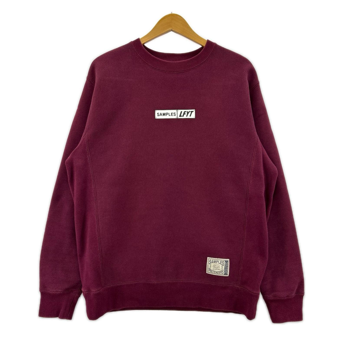 スウェット SAMPLES 赤（M) M ワインレッド
