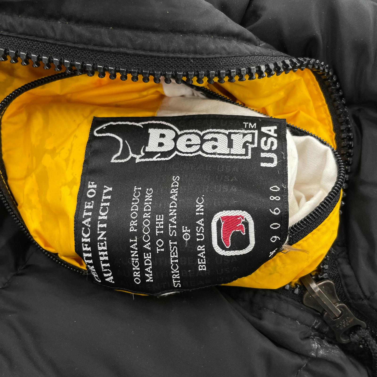 ダウンジャケット 90s Bear ブラック M ブラック