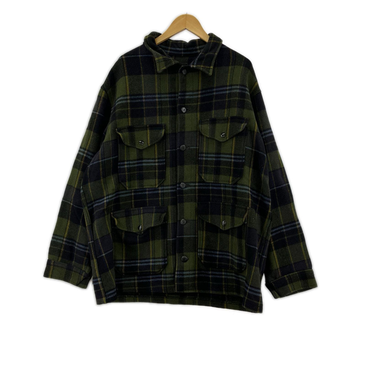 ジャケット 70s Mackinaw Wool Cruiser チェック 緑(XL)