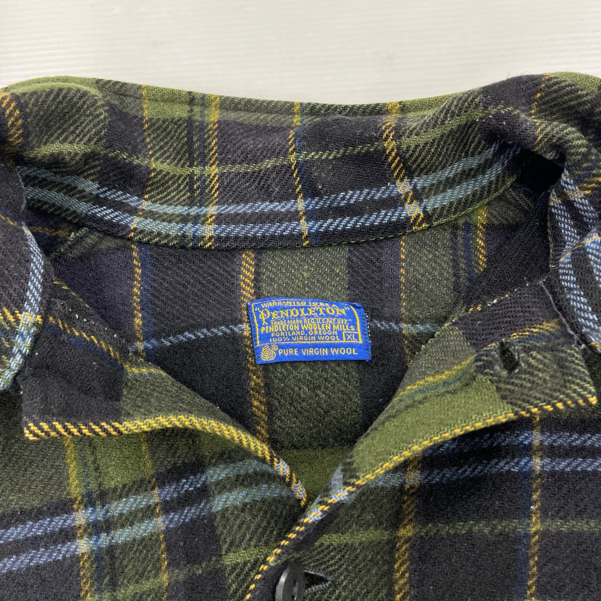 ジャケット 70s Mackinaw Wool Cruiser チェック 緑(XL)
