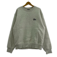 スウェット BASIC STUSSY CREW L グレー