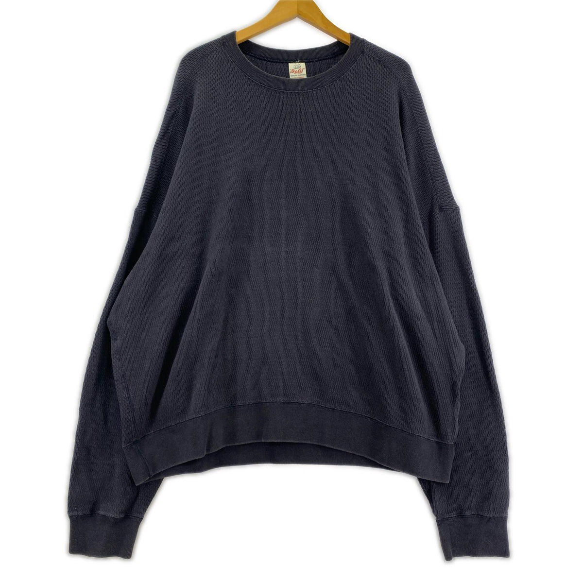長袖Ｔシャツ gold　HEAVY THERMAL CREW NECK SHIRT L ブラック