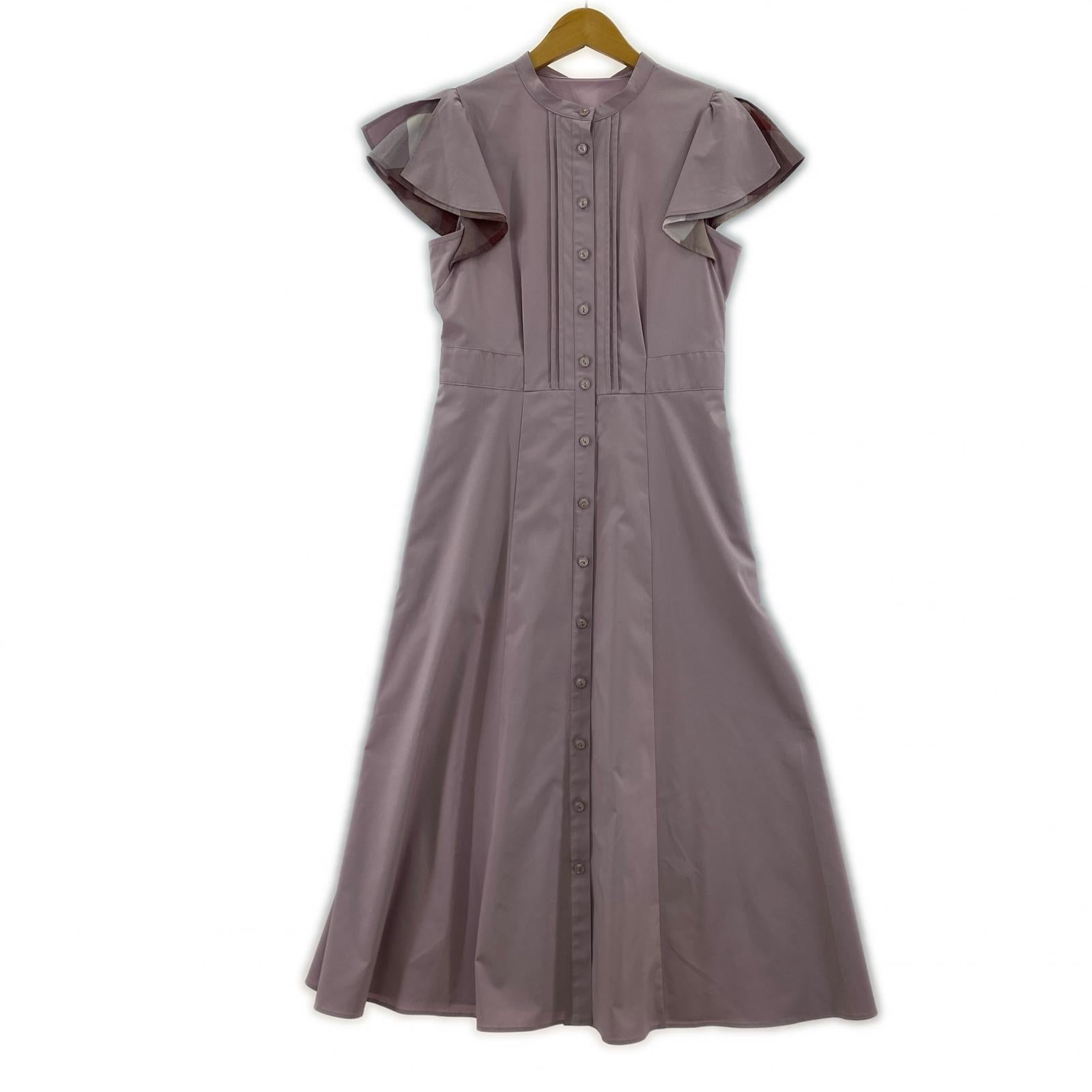 ワンピース シルキータフタシャツ ワンピース ピンク (36) 36 ピンク