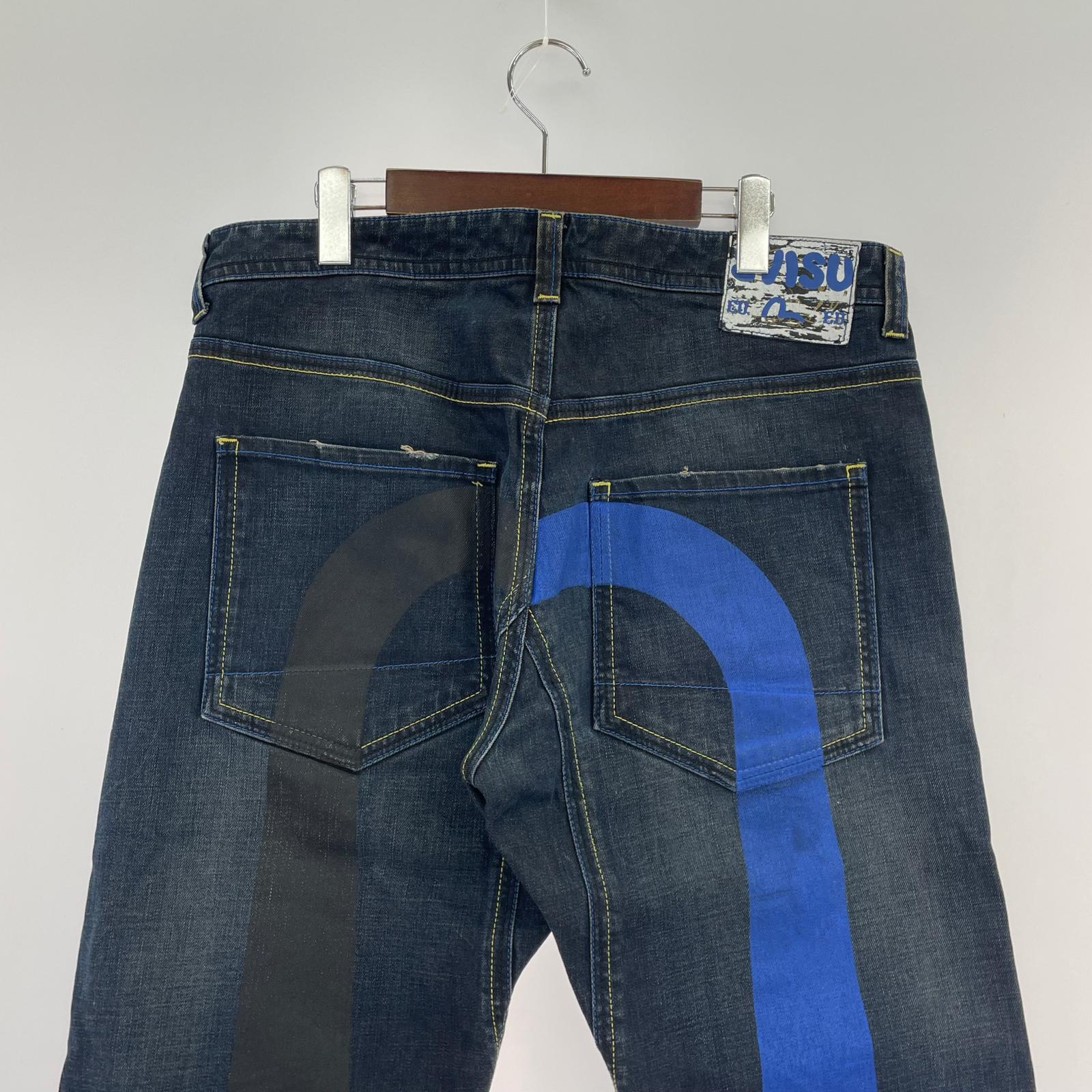 デニムパンツ ユーロEVISU 大黒　デニム 34