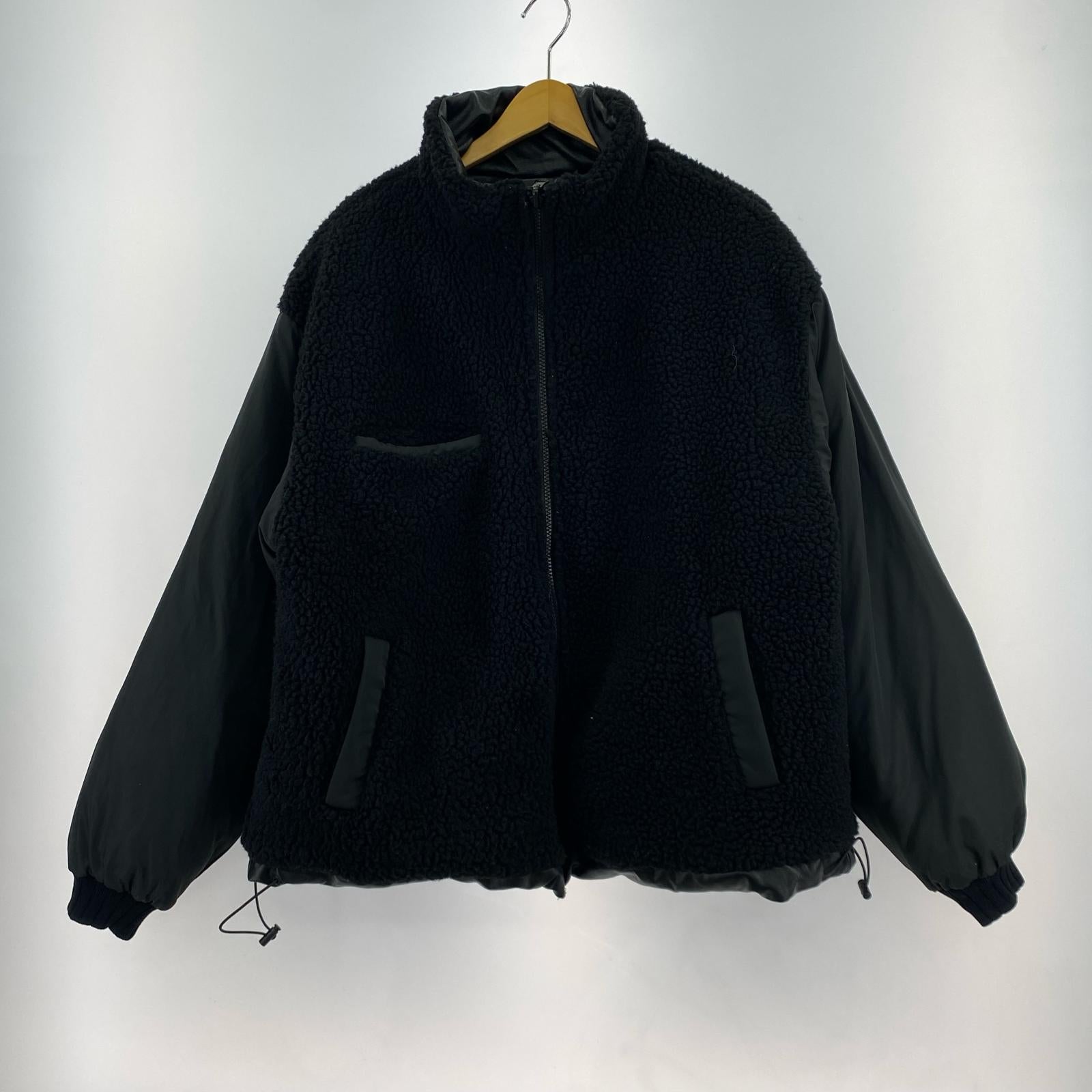 ジャケット CASPER JOHN　リバーシブル　新品　ボアジャケット M ブラック