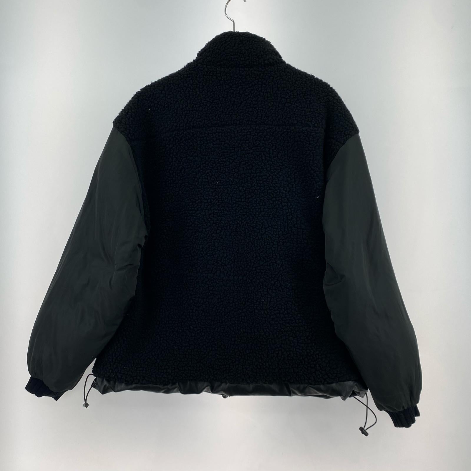 ジャケット CASPER JOHN　リバーシブル　新品　ボアジャケット M ブラック