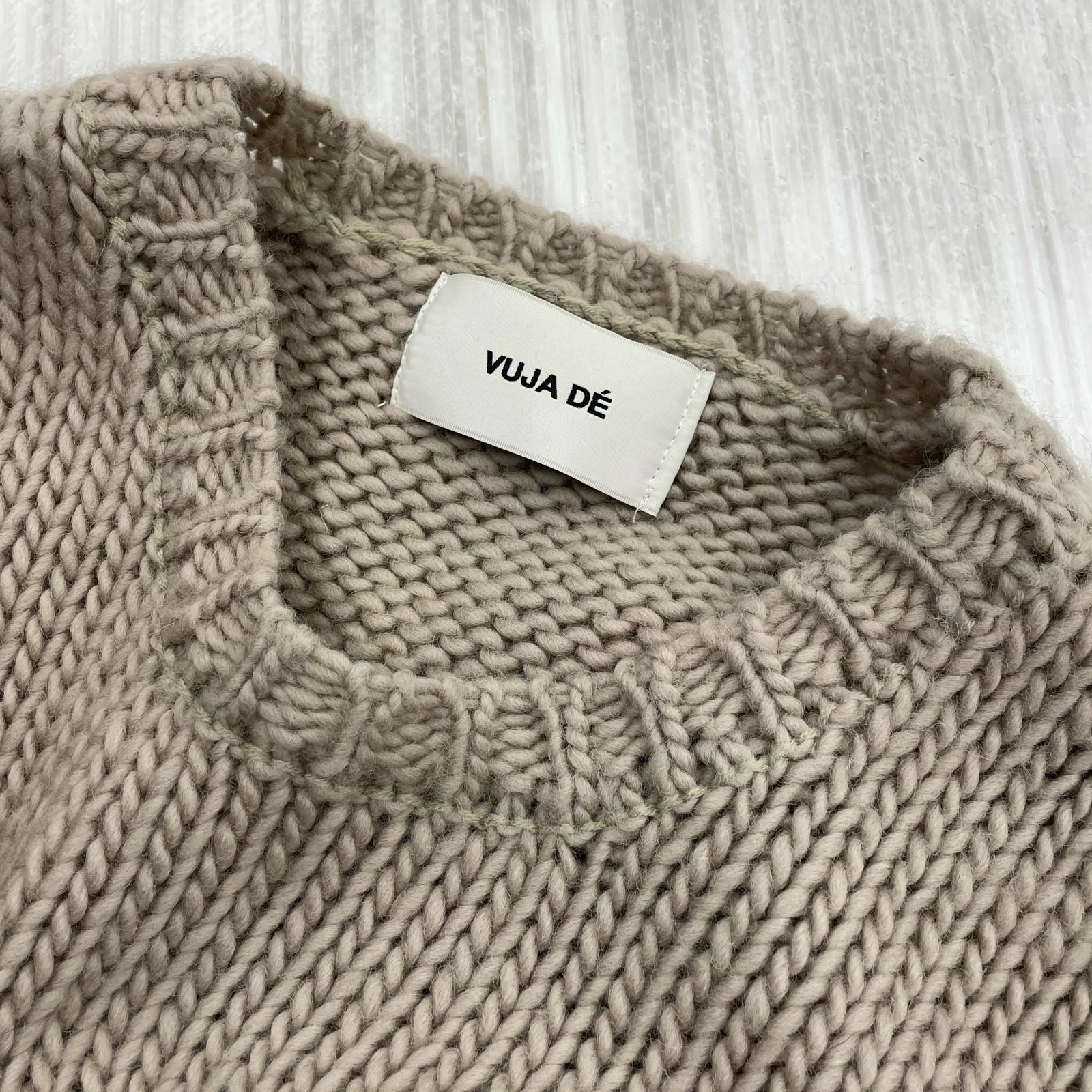 ニット VUJA DE low gauge knit ivory 1