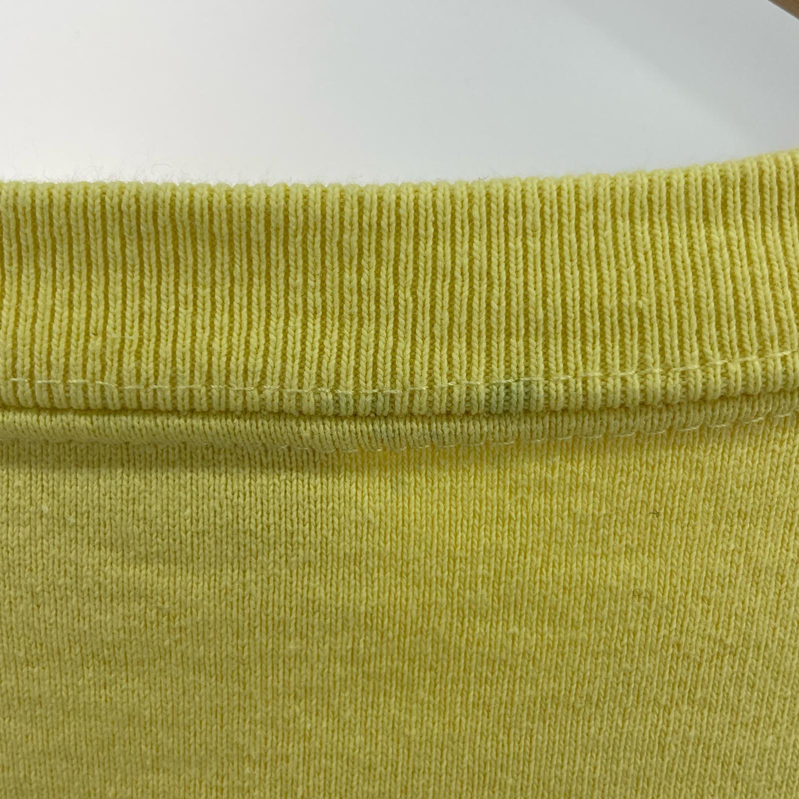 スウェット Box Logo Crewneck "Pale Yellow" M イエロー