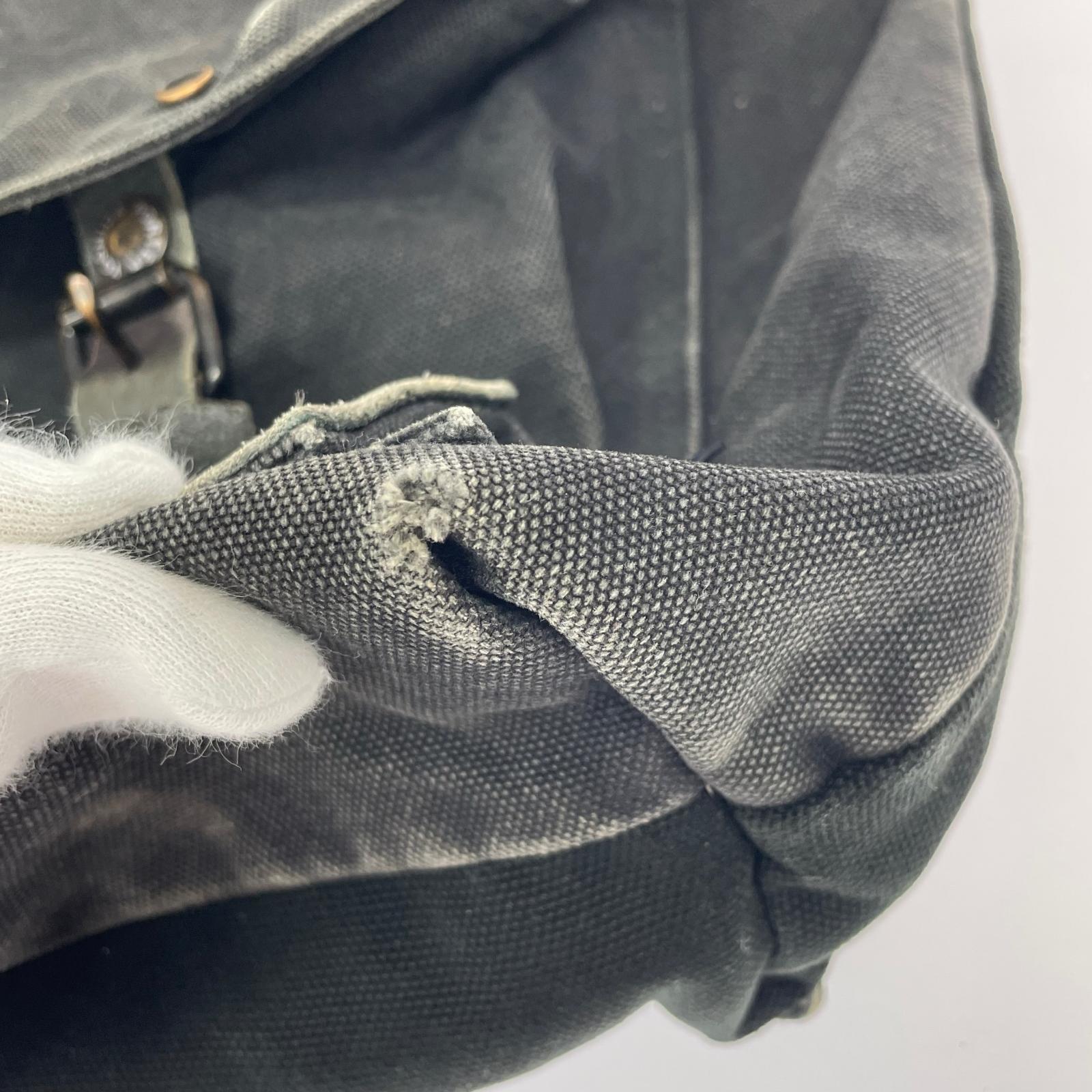 リュック・デイパック PORTER RIGBY コットンキャンバス×レザー バックパック ブラック ブラック